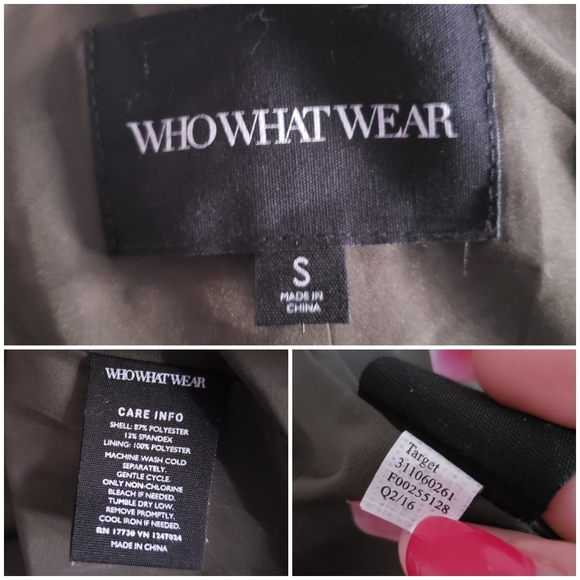 Who What Wear Faux Suede Trench Vest Size Small - Picture 8 of 8